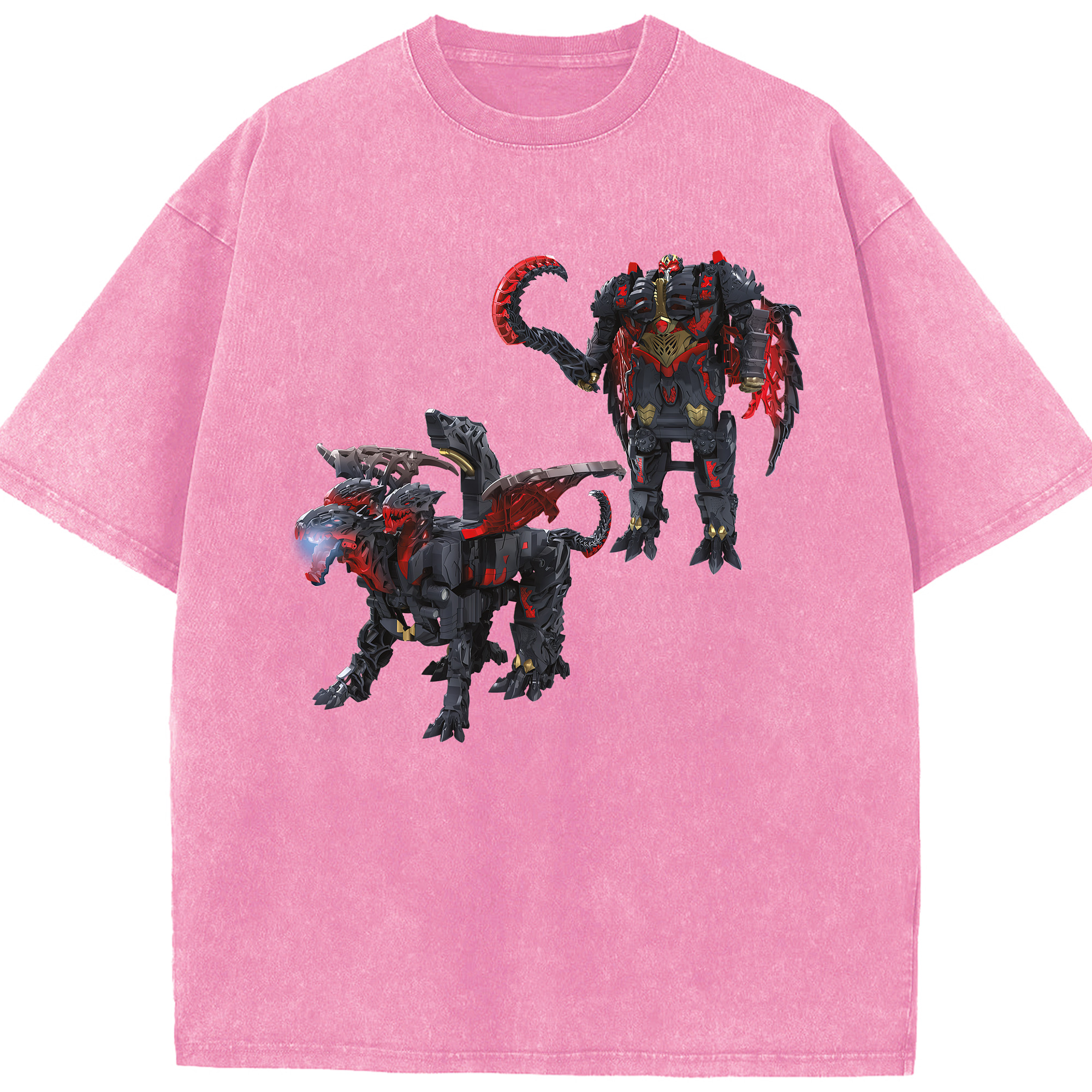 （画像用） Transformers トランスフォーマー 綿100% ヴィンテージ風 半袖Tシャツ（フロントプリント）